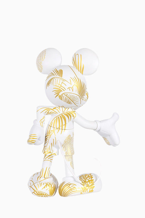 Star Style Mickey Small Figurine - White/Gold