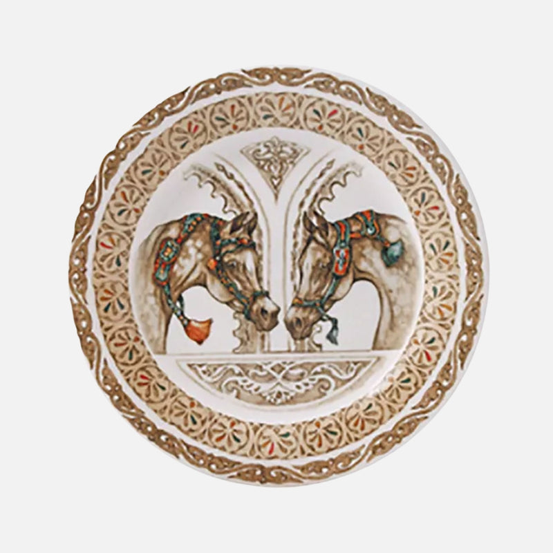 Wind Horses Set of 4 canapé plates (Ø 16.5cm)