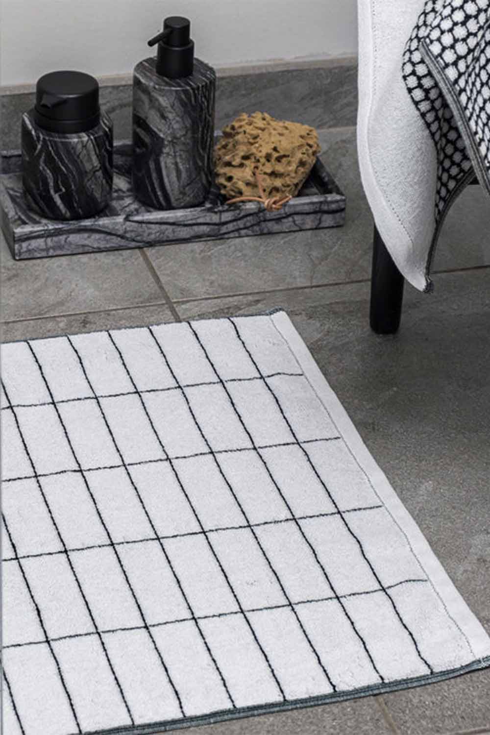 Tile Stone Bath Mat