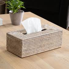 Rattan Basket Tissue Box
