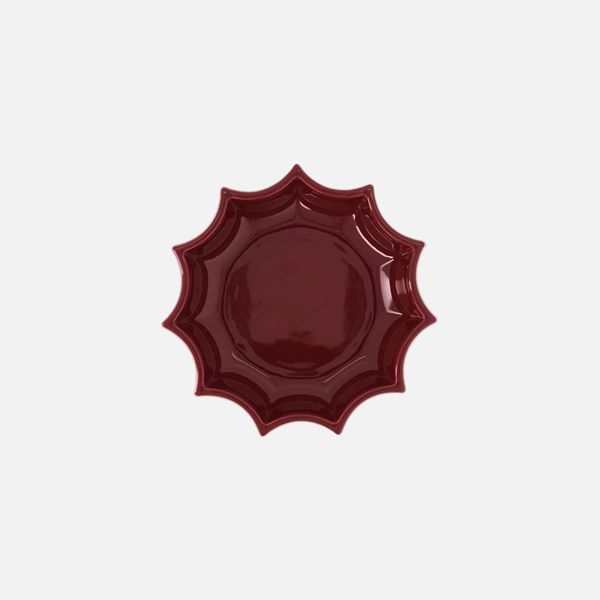 Tasca Décor Tray, Burgundy, 22cm