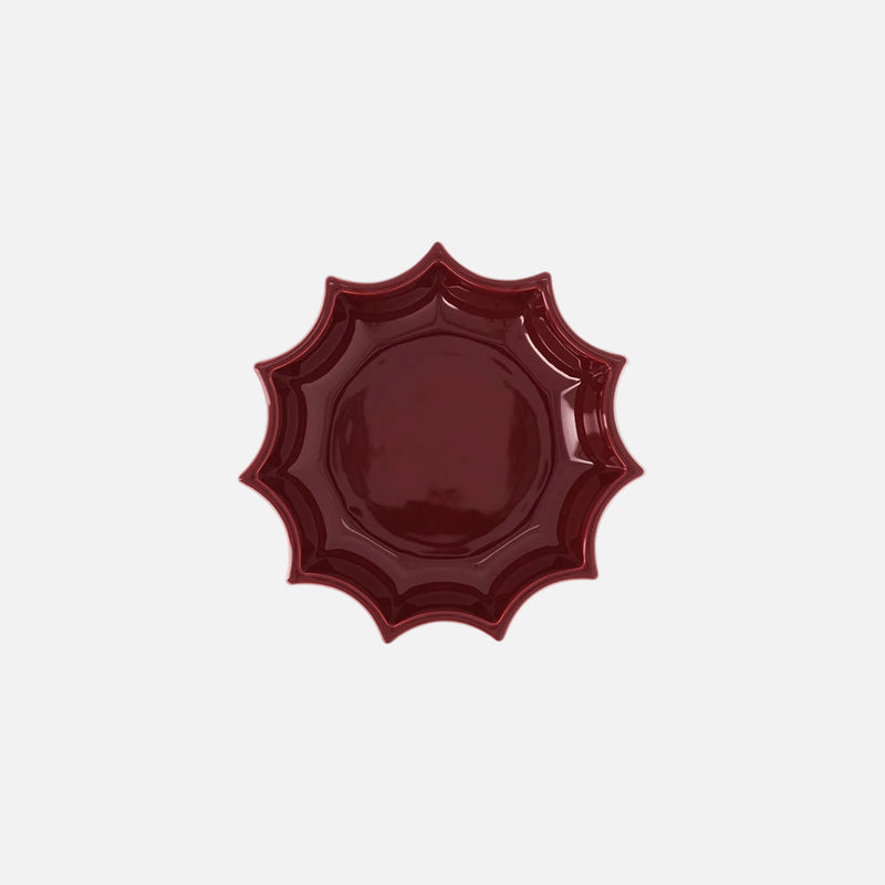Tasca Décor Tray, Burgandy, 22cm