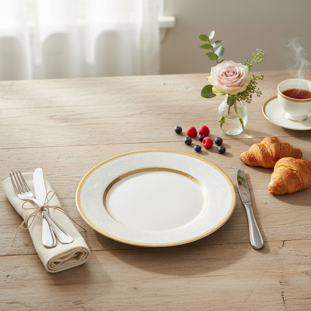 Opera White Dessert/Salad Plate (22cm)