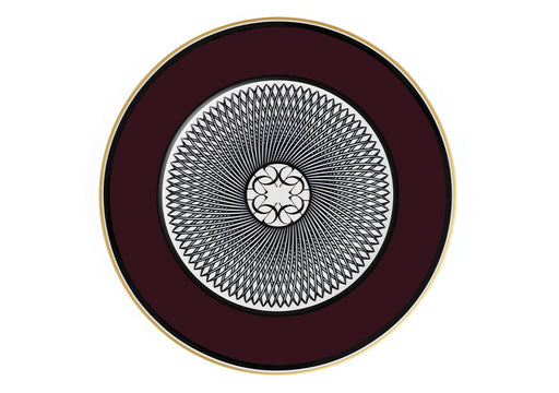 Elie Saab Burgundyburgundycharger Plate 31Cm