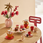 Good Morning Ceramic Cappuccino & Tea Cup Ø11 cm – Old Pink