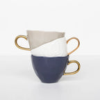 Good Morning Ceramic Coffee Cup Ø8 cm – Gray Morn