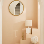 Ribbed Handmade Ceramic Vase – Sand