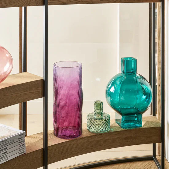 Yuli Gradient Recycled Glass Vase – Prune to Lilac