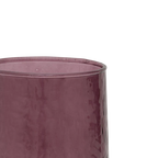 Recycled Glass Tumbler – Hammered Fudge