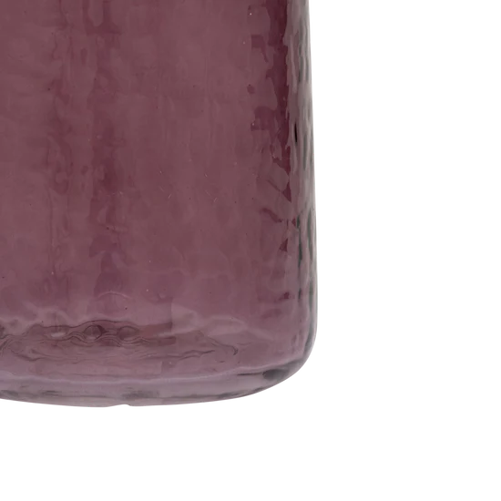 Recycled Glass Tumbler – Hammered Fudge