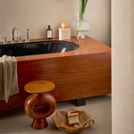 Bonnie Handcrafted Mango Wood Serving Bowl – Golden Oak