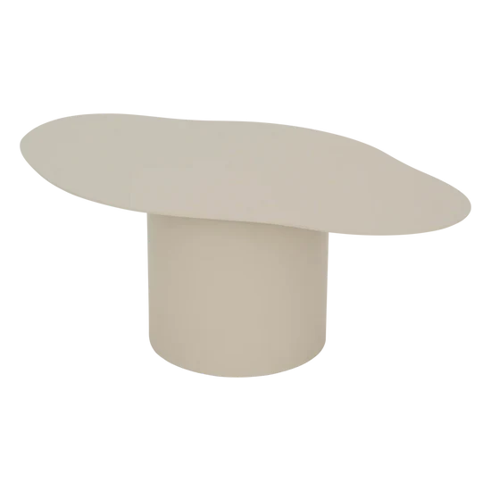 Siro Handcrafted Iron Coffee Table – Almond Milk