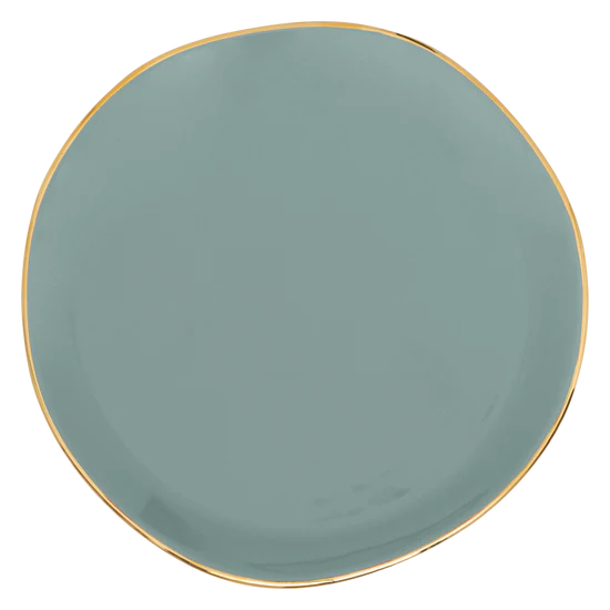 Good Morning Cappuccino & Tea Cup with Plate Set of 4 – Papaya/Slate