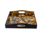 Lacquer Rectangular Tray in “Le Jardin de Mysore” Design