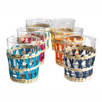 Reed Glass Tumblers – (Set of 6)