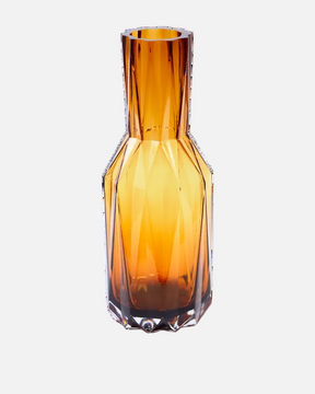 Glass Folds Vase (Large) Ochre