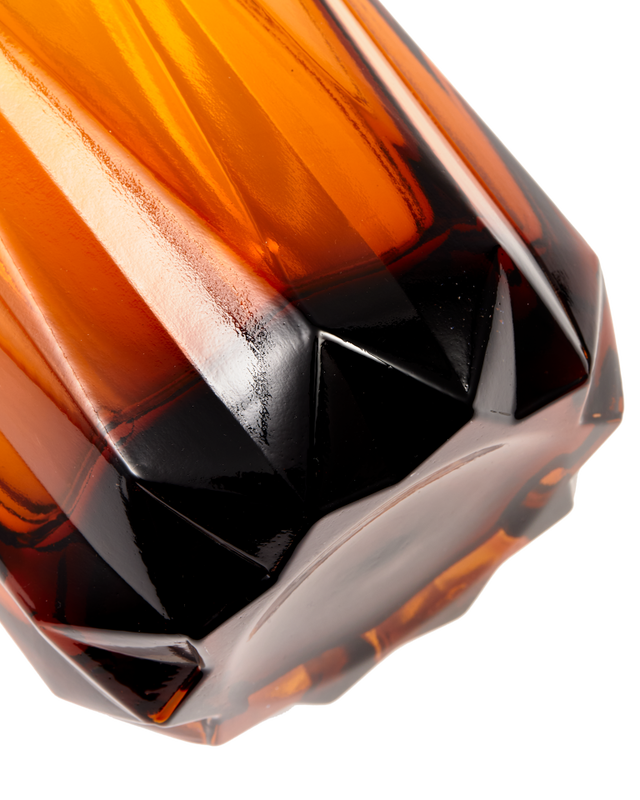 Glass Folds Vase (Large) Ochre
