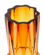 Glass Folds Vase (Large) Ochre