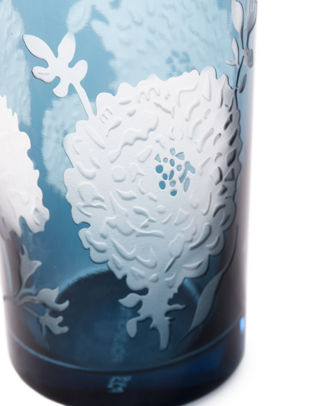 Peony Pitcher Dark Blue