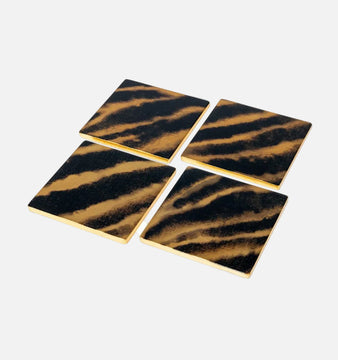 Go Wild Lacquer Coaster Set