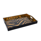 Go Wild Lacquer Large Rectangle Tray