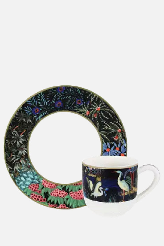 Set of 2 coffee cups & saucers - The Palace Garden
