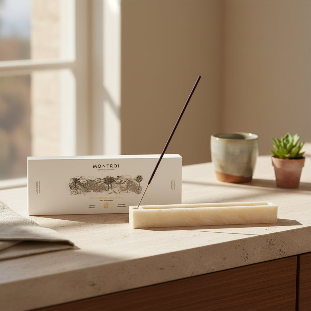 مونتروي - بخور الورد والجرانيوم (١٠٠ عود)