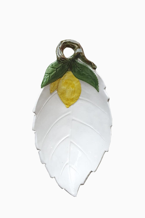 Lemon Collection Hand-Painted Ceramic Starter Dish