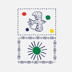 2 Matching Placemats: Bird + Sun - L'Archipel Sentimental