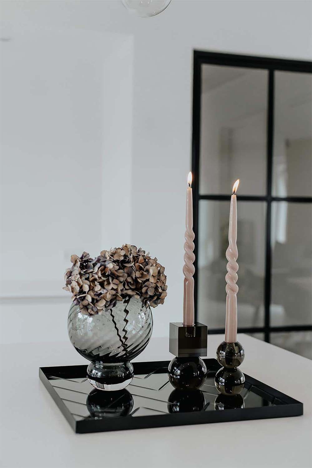 Glossy Mid Curl Candle, Power Powder, Pack of 4