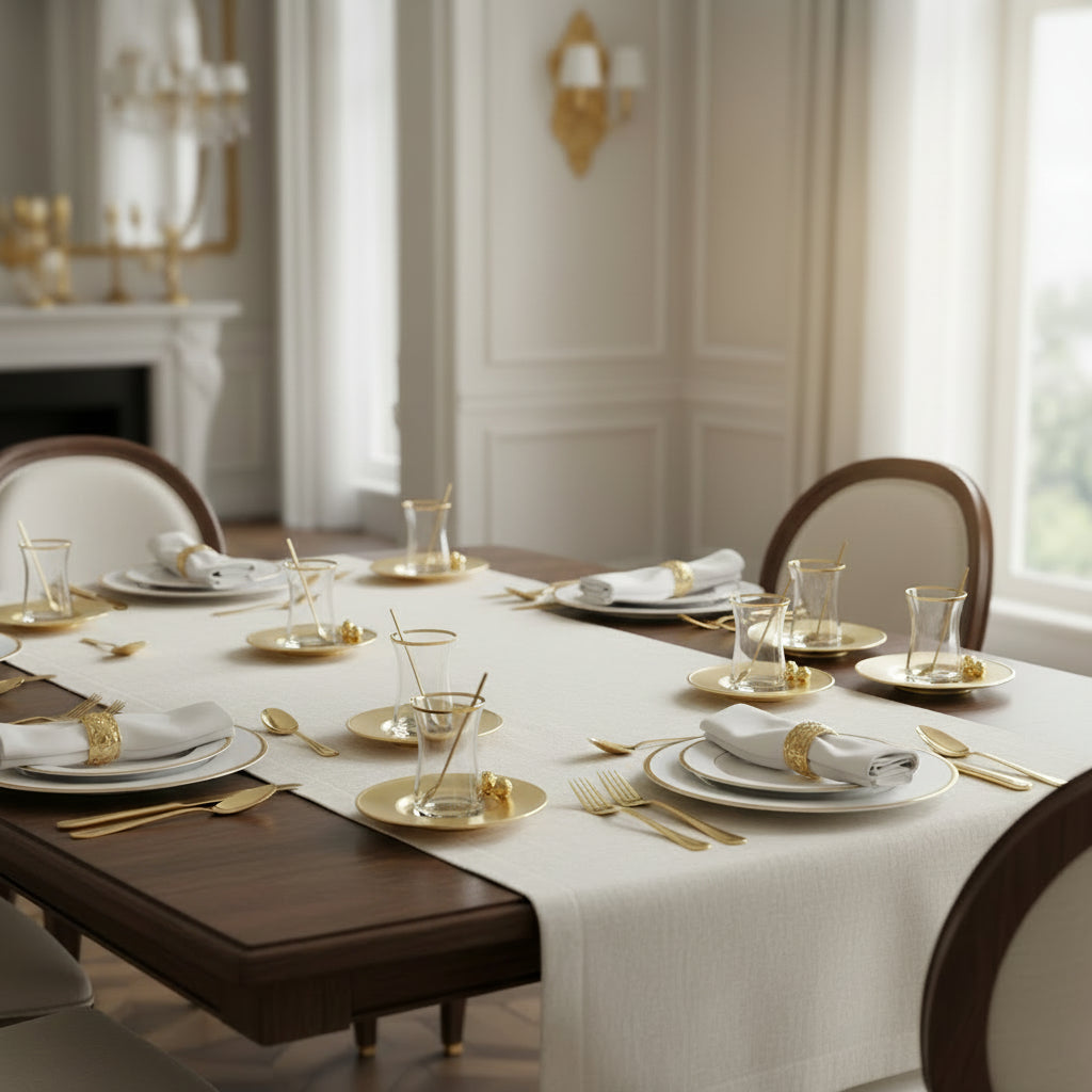 Istikana Tea Cups with Saucers (Set of 6)