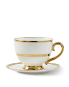 Golden Finds Tea Set White