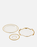 Golden Finds Porcelain Serving Set