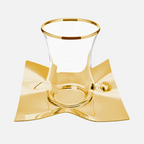 Carissa tea cup Gold 11Cm Set of 6