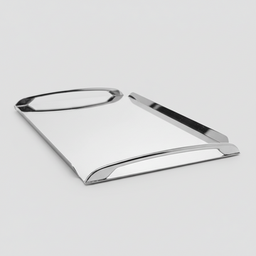 Luna  serving tray Silver 32Cm