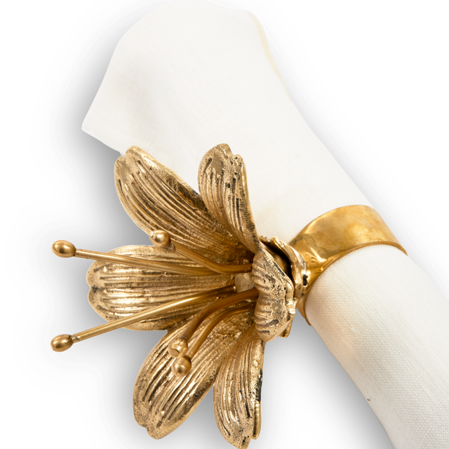 Lilly Napkin Holder Gold