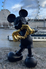 Mickey With Love Small Figurine - Black/Gold