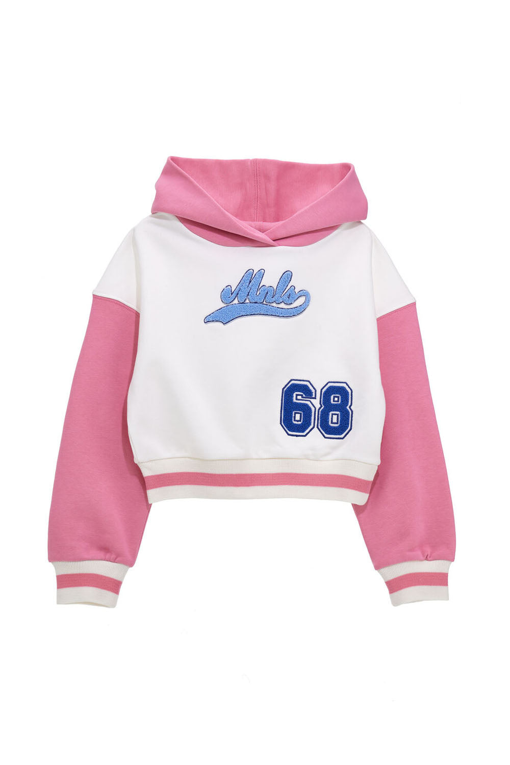 Cropped Hoodie W/Logo for Girls