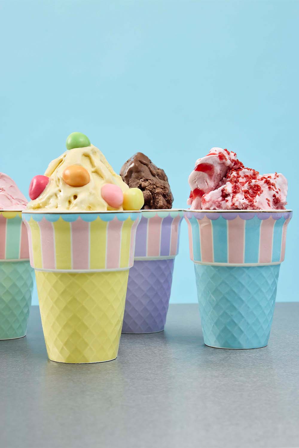 Pastelaria Ice cream cups, Set of 4