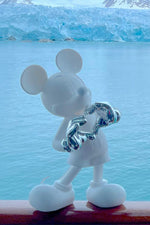 Mickey With Love Small Figurine - White/Silver