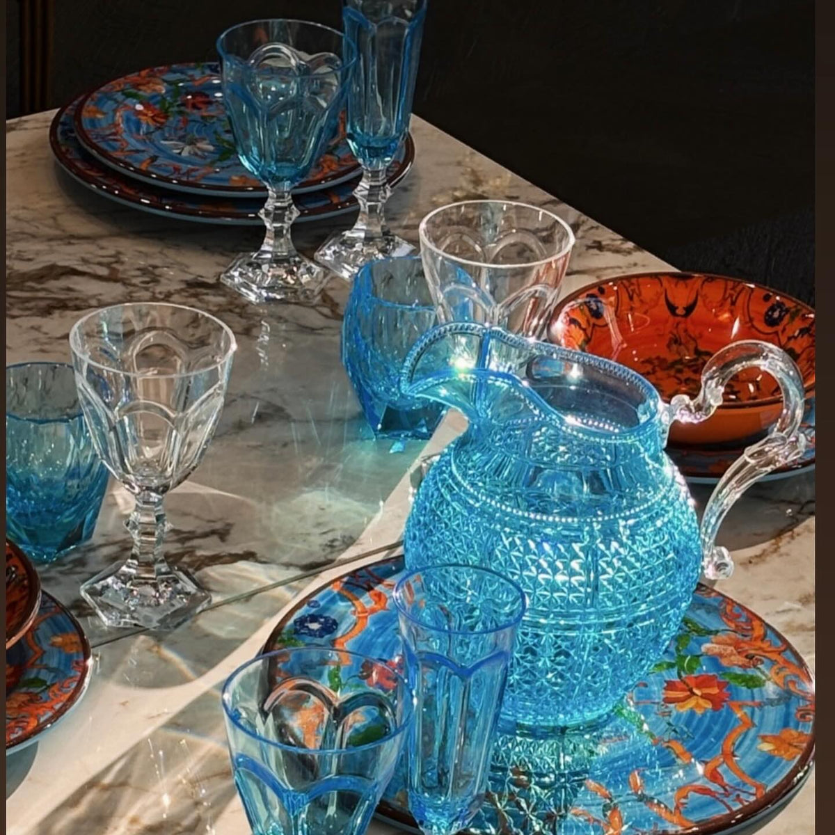 Halina Acrylic Jug, Turquoise, 1.6L