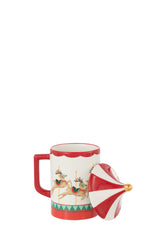 Carousel Mug with Lid – Multicolored Dolomite
