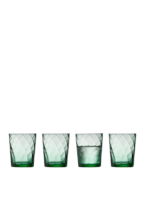 Vienna Green Water Glass, 300ml, Set of 4