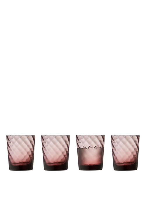 Vienna Pink Water Glass, 300ml, Set of 4