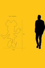 Minnie Welcome Lace Small Figurine - Black/Beige