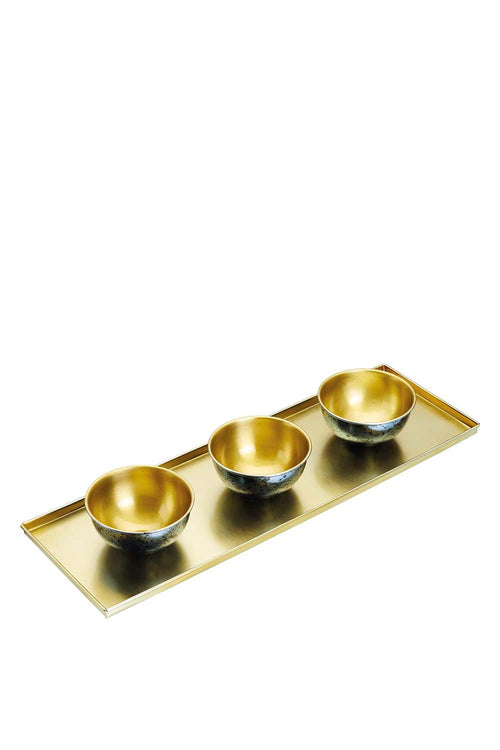 3 Snack Bowls on Tray