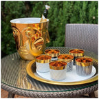 Champagne Cooler Faces, Gold