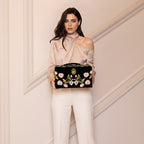 Zoe Medium Jewellery Box in Indigo