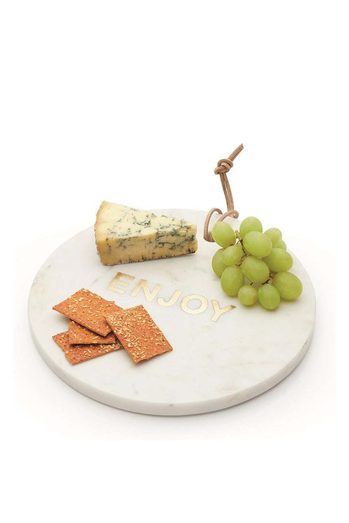 Marble Text Cheese Board, 25cm