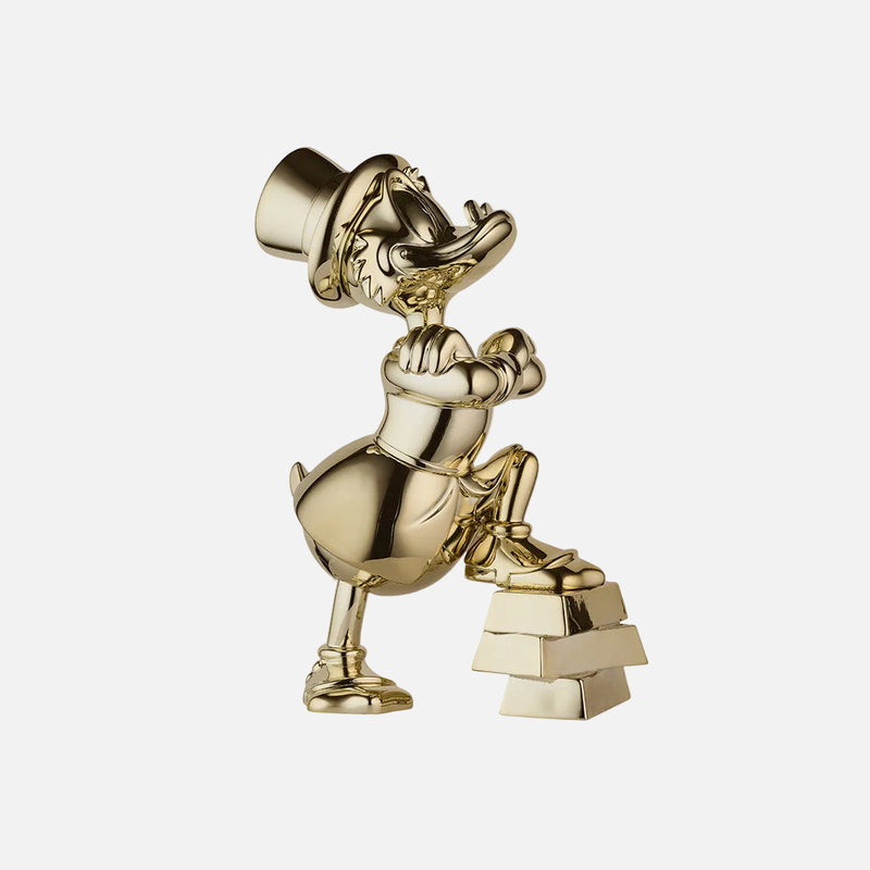 Uncle Scrooge Chromed Resin Figurine, 30cm